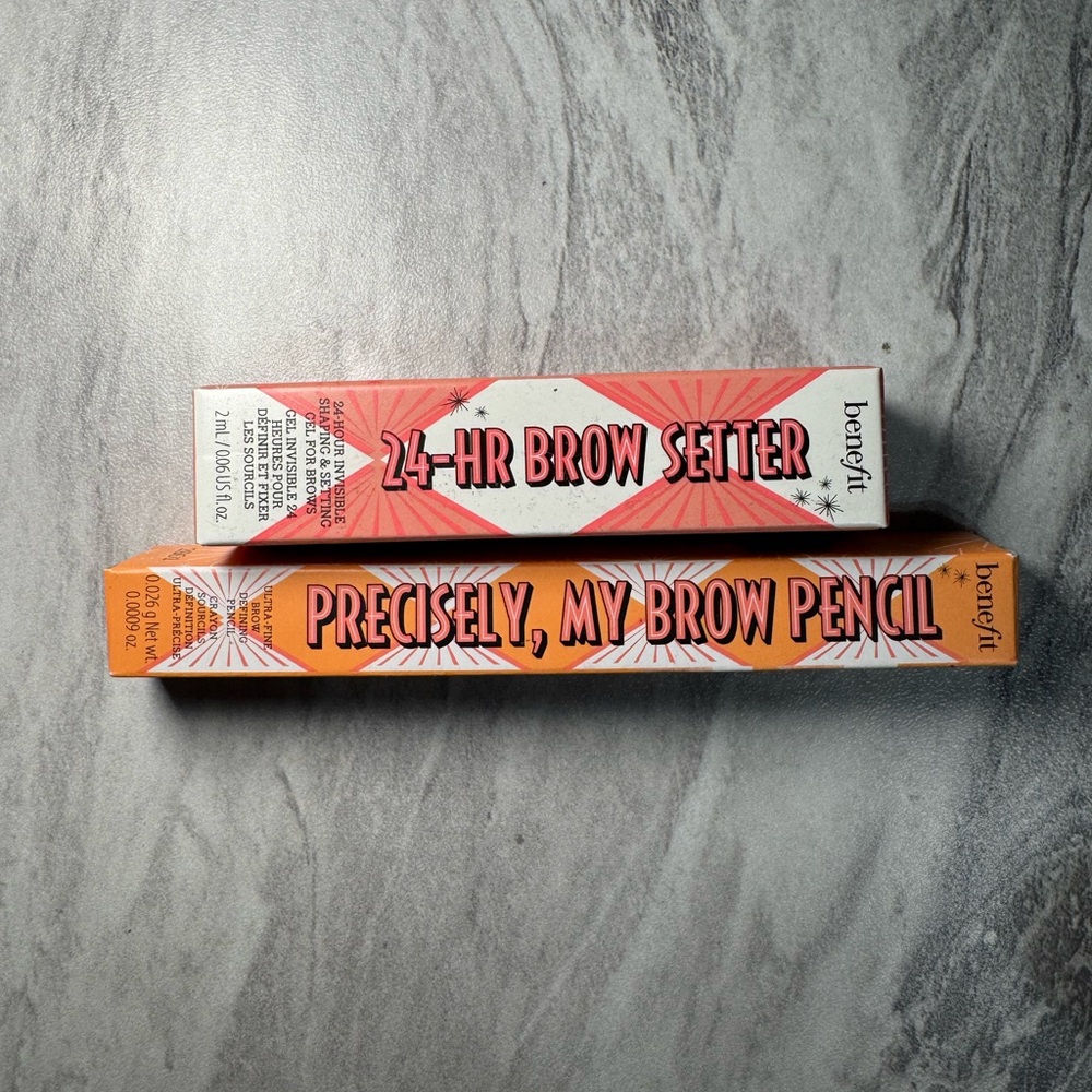 Benefit 24-HR Brow Setter and Precisely, My Brow Pencil shade 3